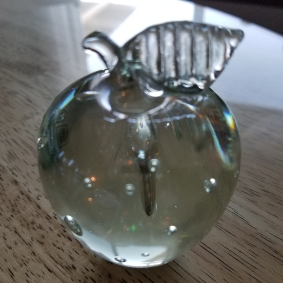 MSH ASH 1987 Vines Art Glass Apple 3 1/4" x 2 3/8" - Picture 3 of 15